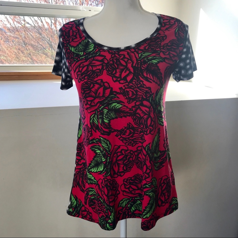 LULAROE XXS/S CLASSIC TMuti-print
